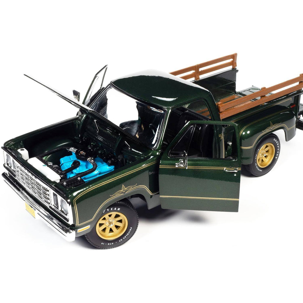 Medium Green Stepside Pickup Truck S3551