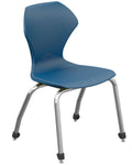 Navy Stacking Chairs, Set of 4 U5122