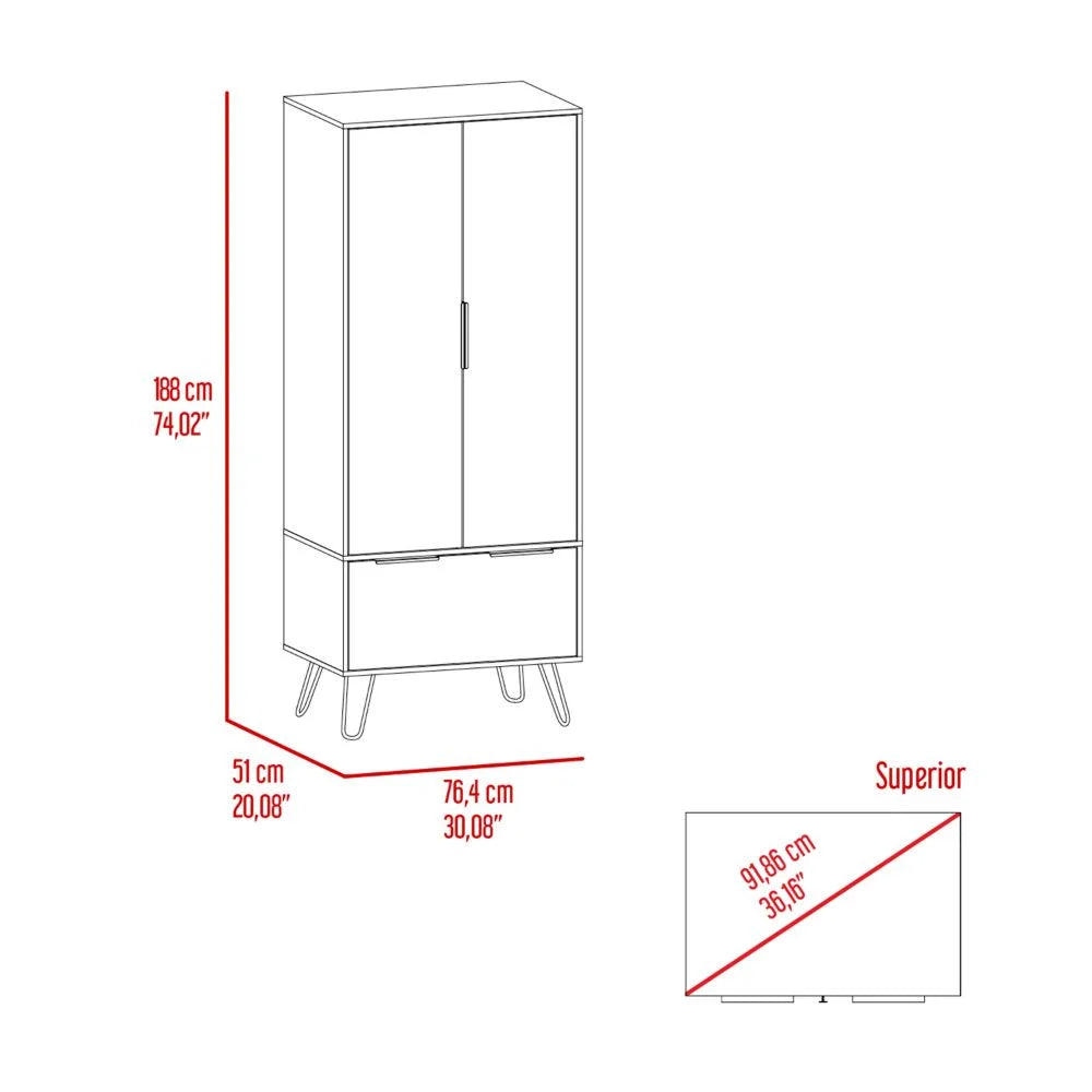 Light Oak Armoire I6292