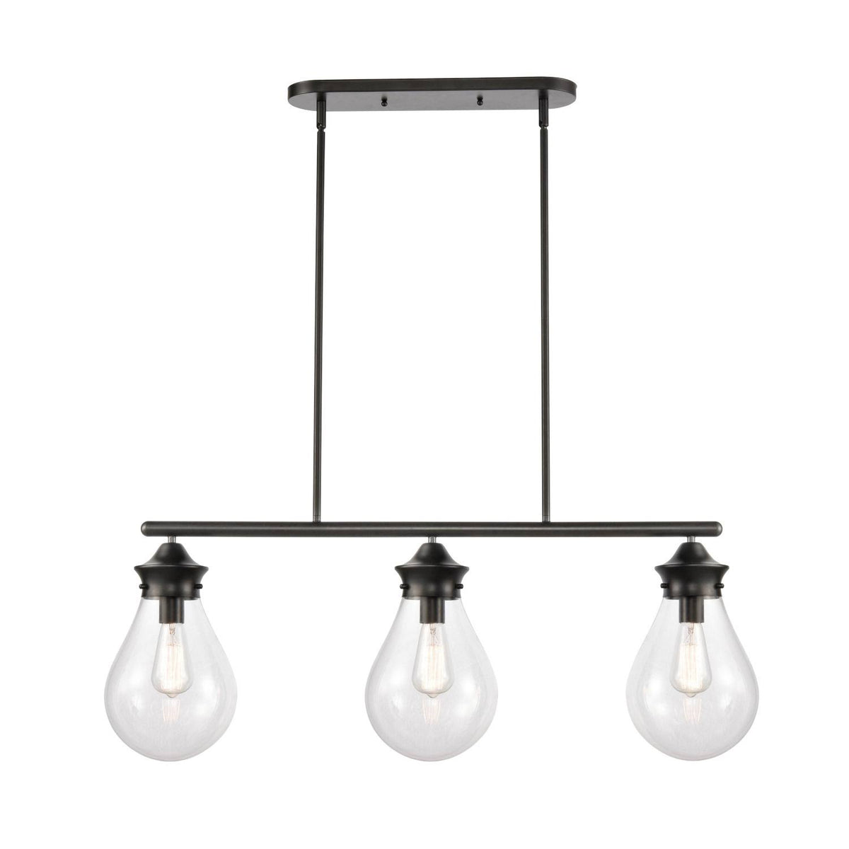 Matte Black 39 inch Island Light A96835