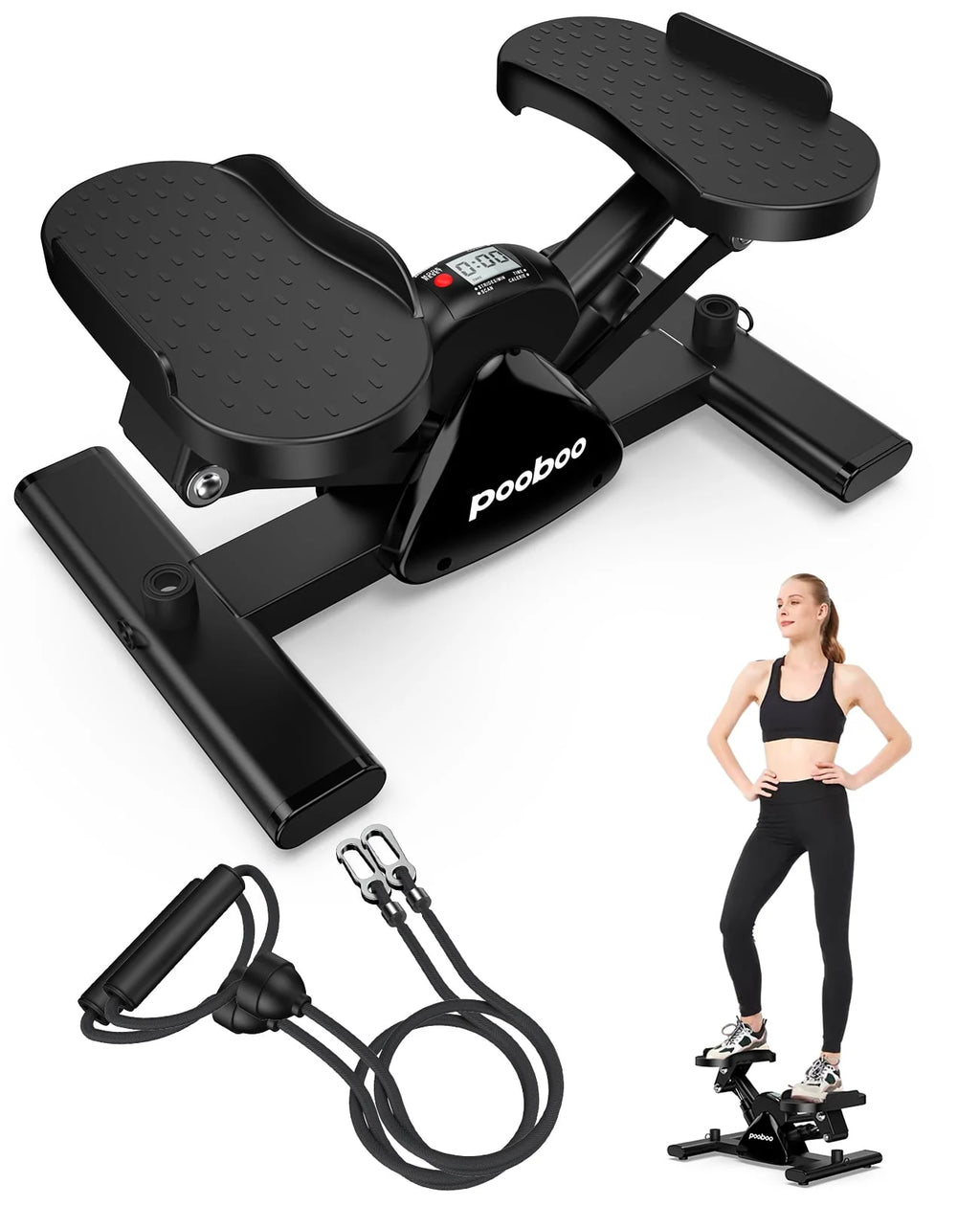 Mini Stepper Machine with Resistance Bands R977787