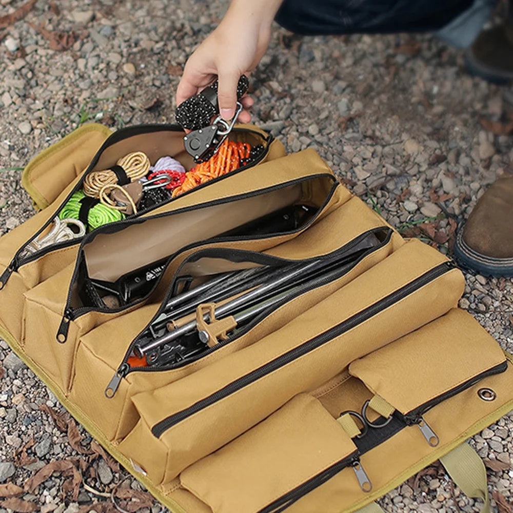 Portable Tent Install Tools Organizer Roll M61856