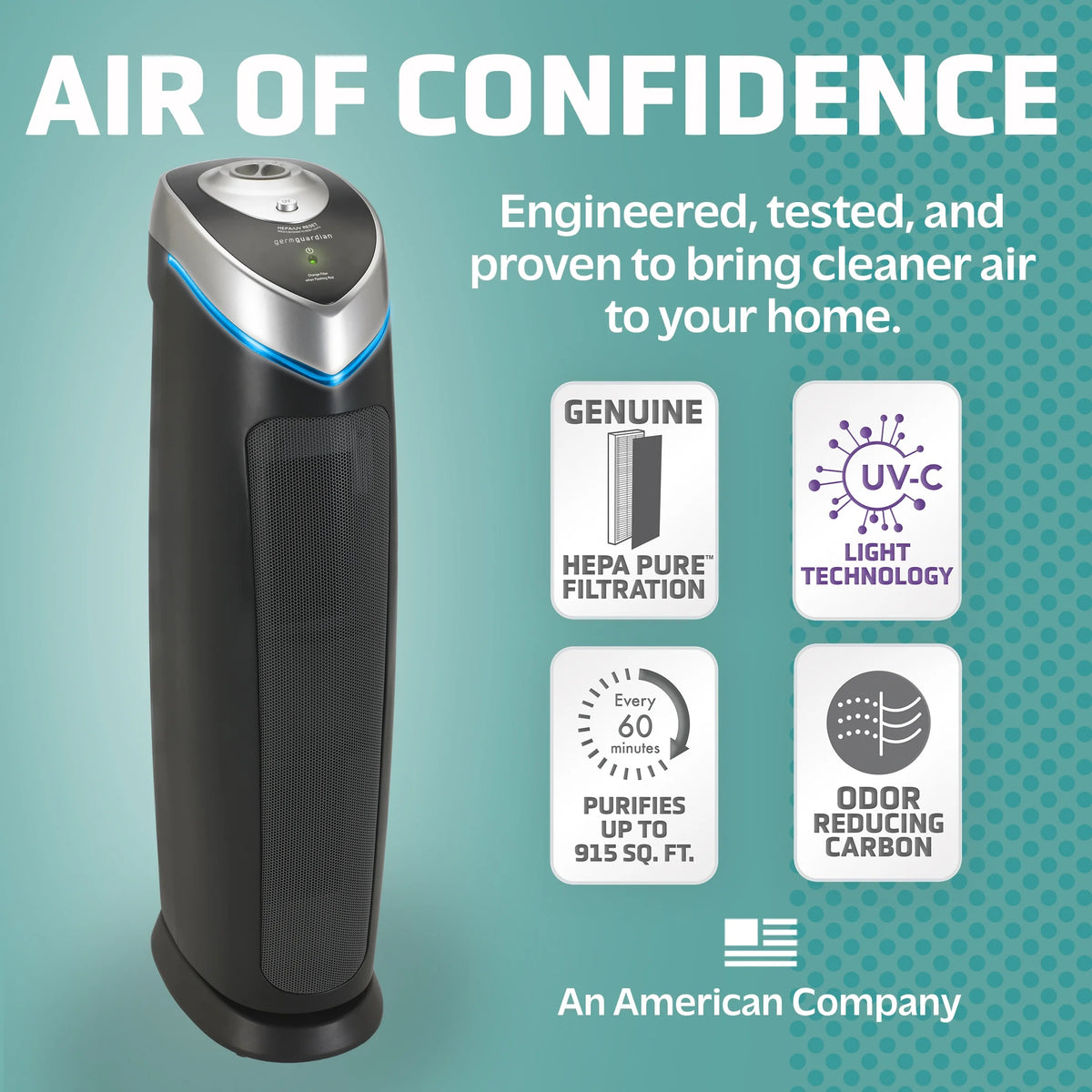 Black HEPA Air Purifier X75292