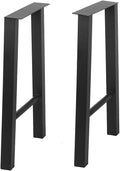 Industrial Black Cast Iron Metal Furniture Legs 2 Pcs B833766