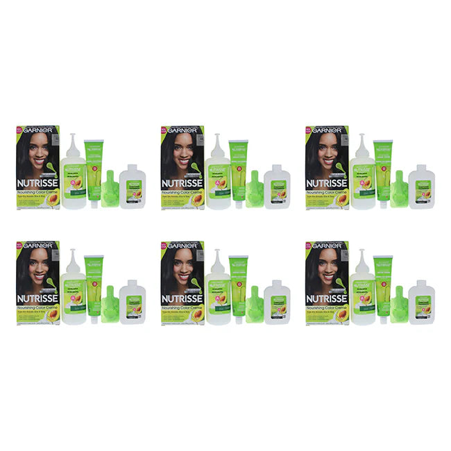 10 Black Hair Color Creme, Pack of 6 T487505