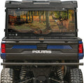 Deer Print 1/4" Thick Polycarbonate Rear Windshield M1842