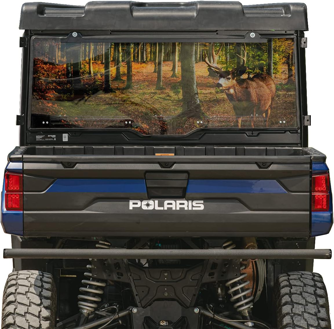 Deer Print 1/4" Thick Polycarbonate Rear Windshield M1842