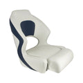 White/Blue Flip Up Boat Seat Y950984