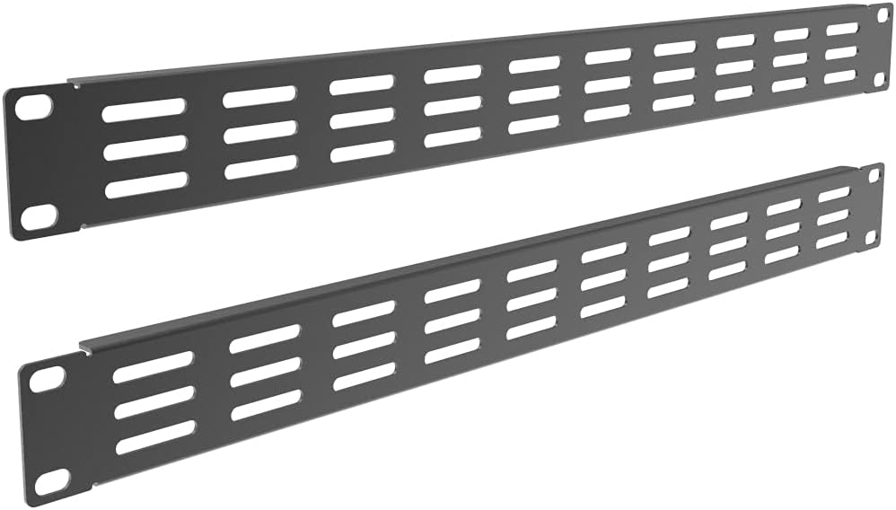 5 Pack 1U Brush Cable Manager Horizontal Rack Mount Cable Management Strip Panel T111464