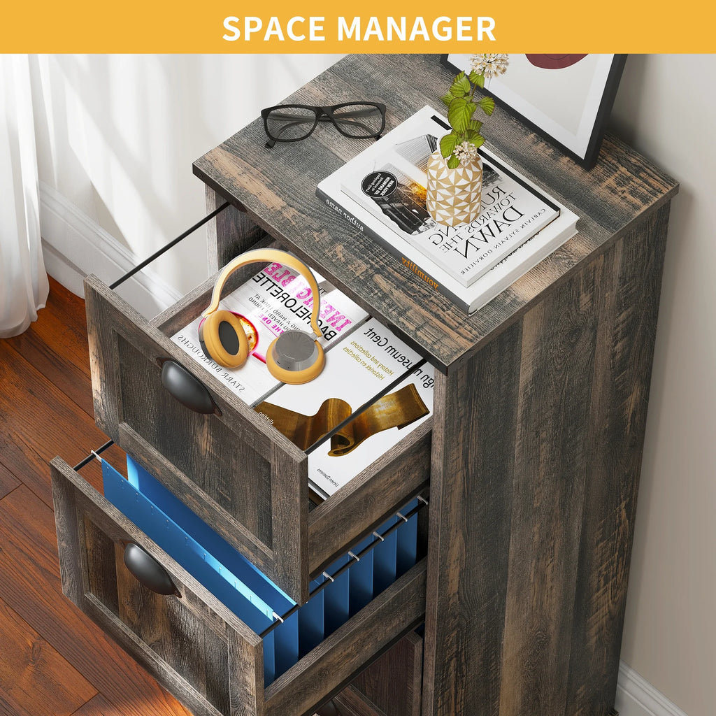 4 Drawer File Cabinet with Lock K48483