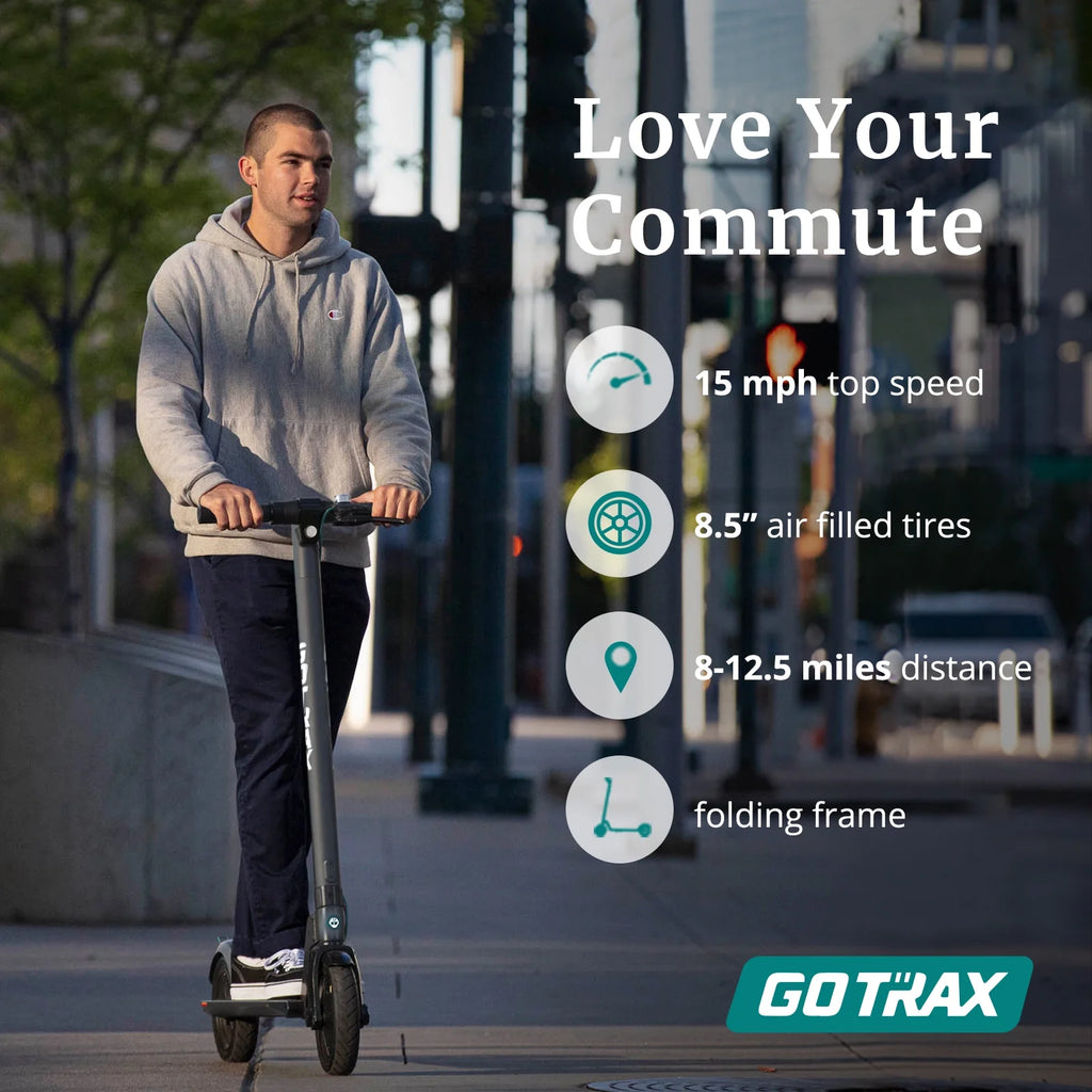 Charcoal Gray Foldable Electric Scooter R5938