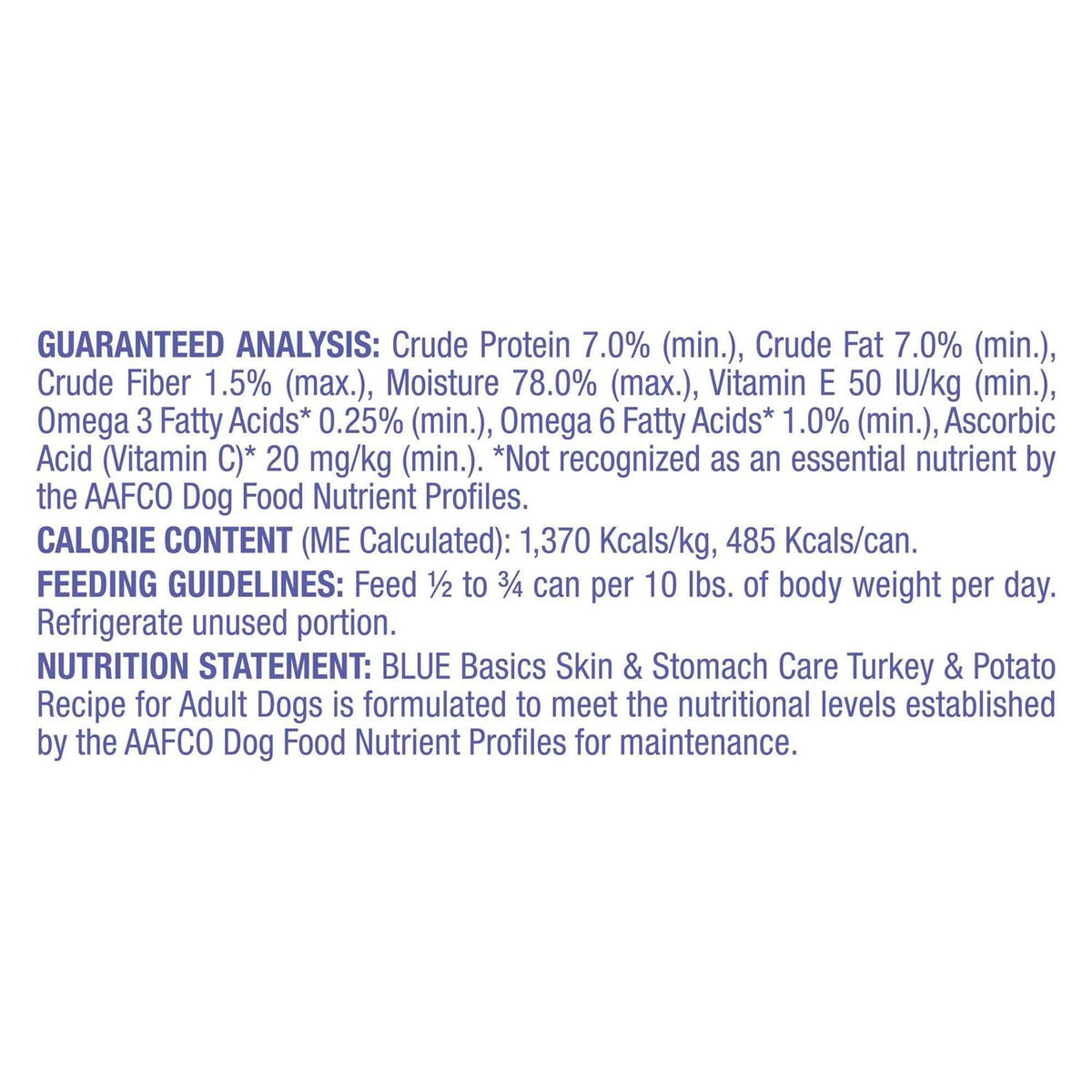 Grain Free Turkey & Potato Canned Dog Food K24140
