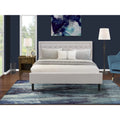 2-piece King Bedroom Set in Beige/Walnut X963