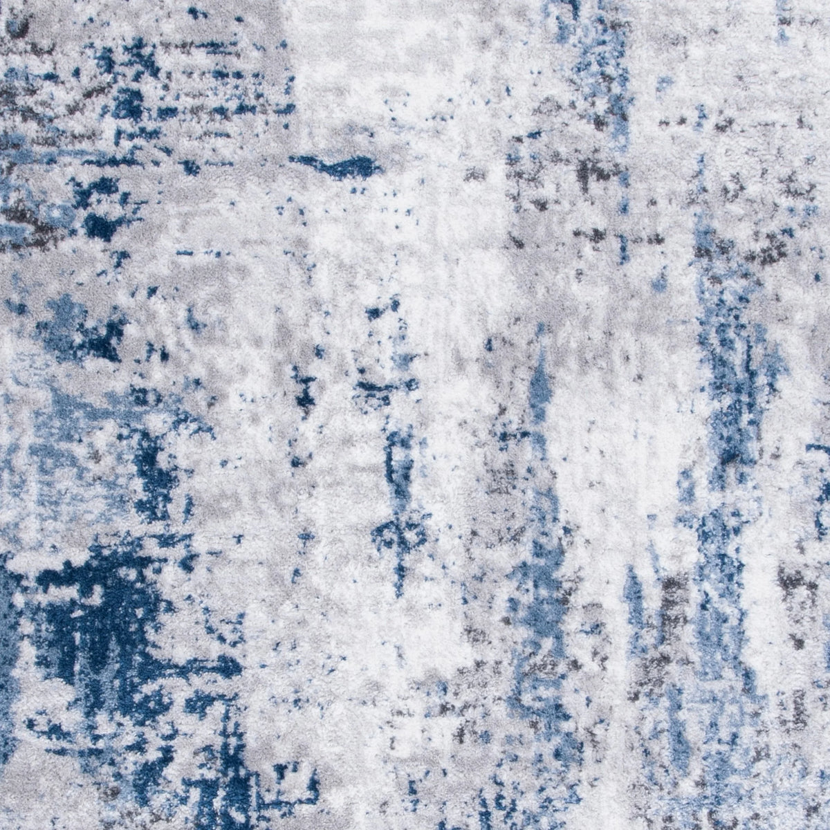 Grey/Light Blue Distressed Marble Area Rug B611547