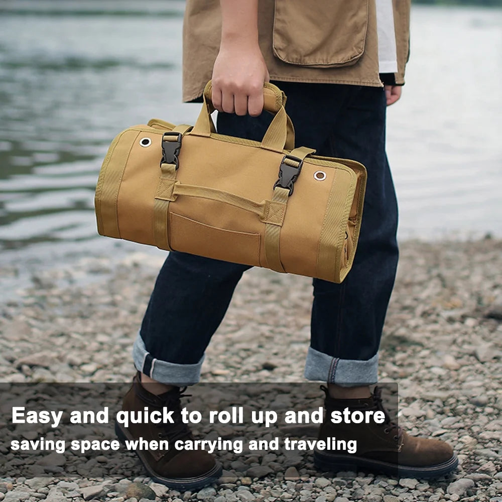 Portable Tent Install Tools Organizer Roll M61856
