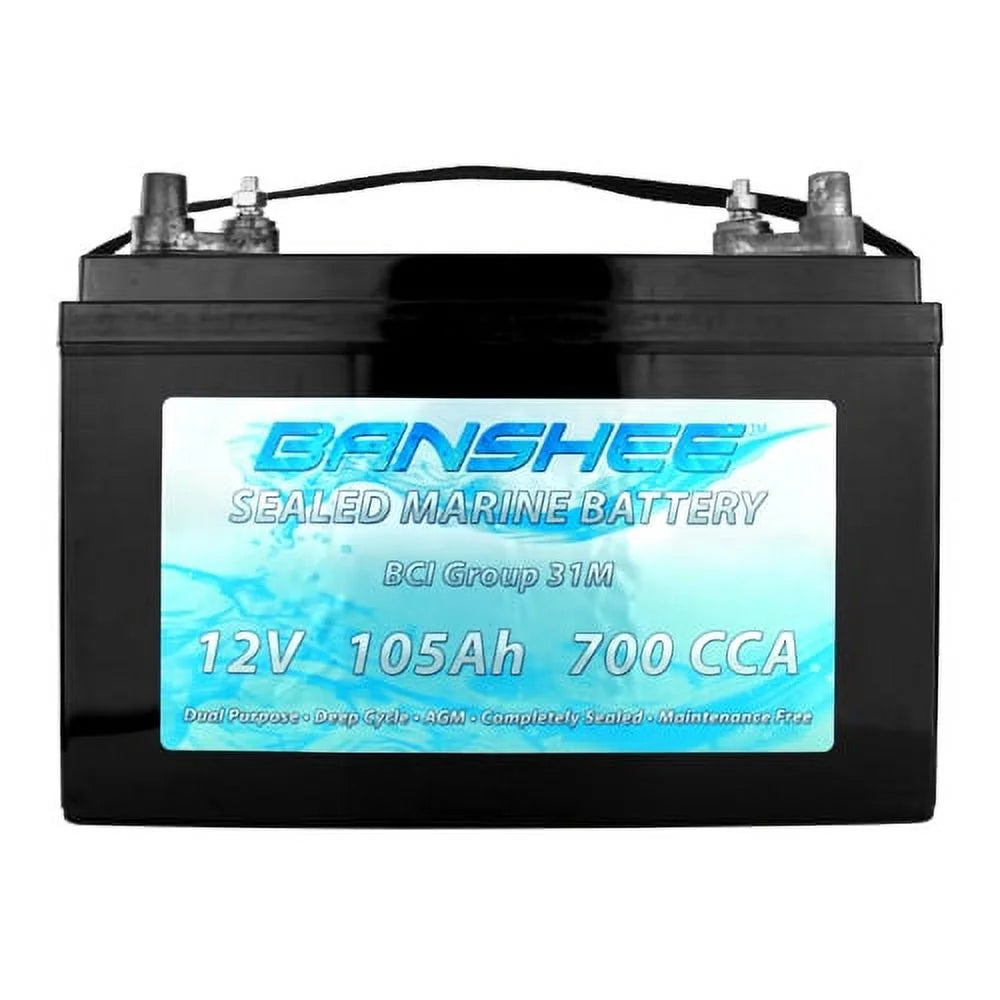 Group 31 Deep Cycle Sealed AGM Marine Battery N127