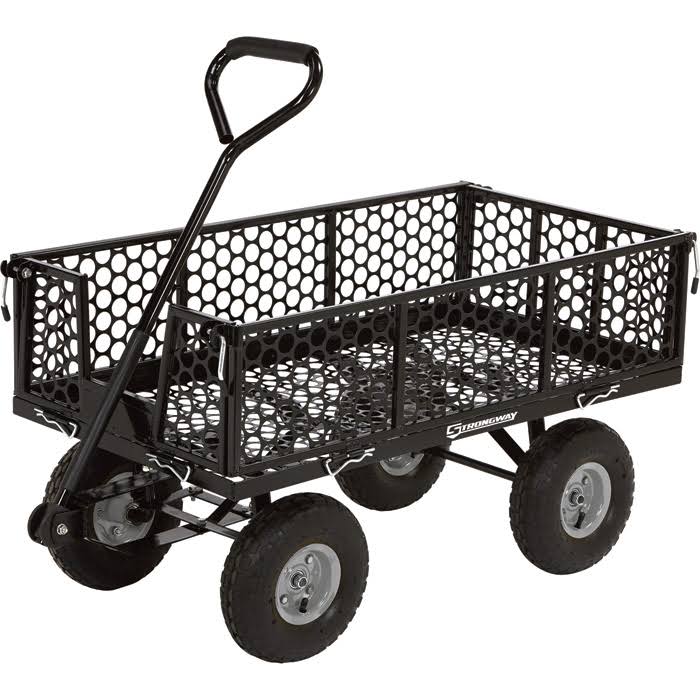 Steel Garden Wagon, 800-Lb. Capacity, 40inch L x 20inch W G92790