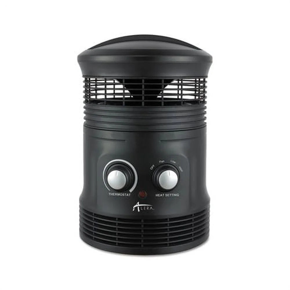 Circular Fan Forced Heater 8" x 8" x 12", Black T2343