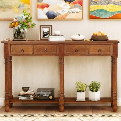 Brown Console Table Y256831