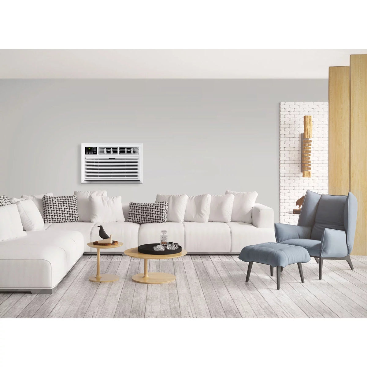 10,000 BTU 230-Volt Through-the-Wall Air Conditioner with Remote, White A1811