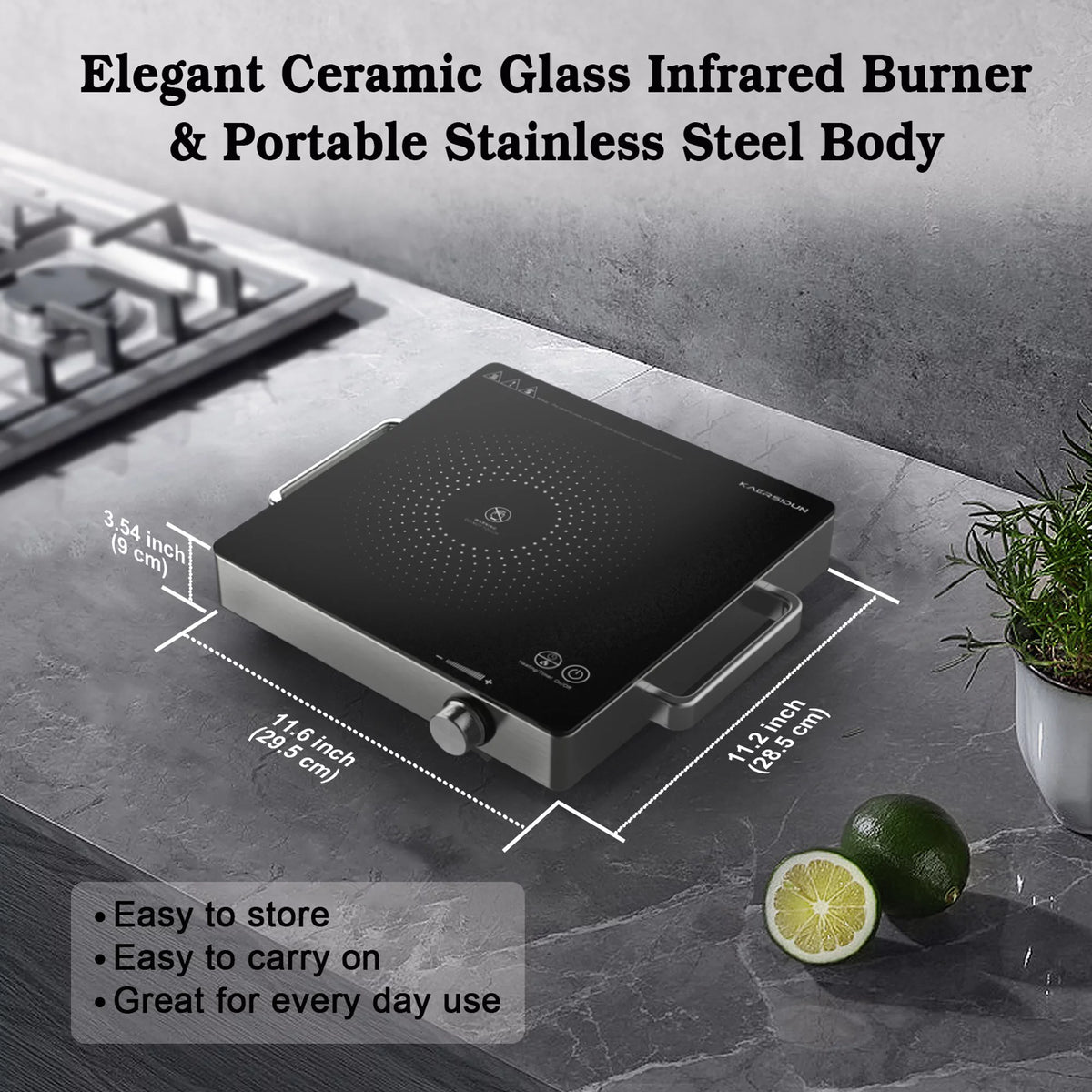 1500W Portable Electric Single Burner Hot Plate O904