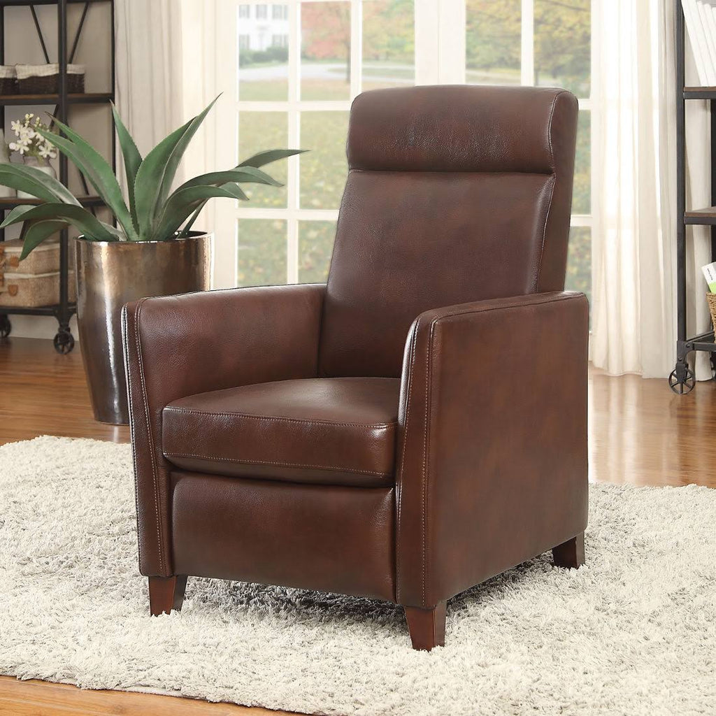 Brown Push Back Reclining Chair F92643