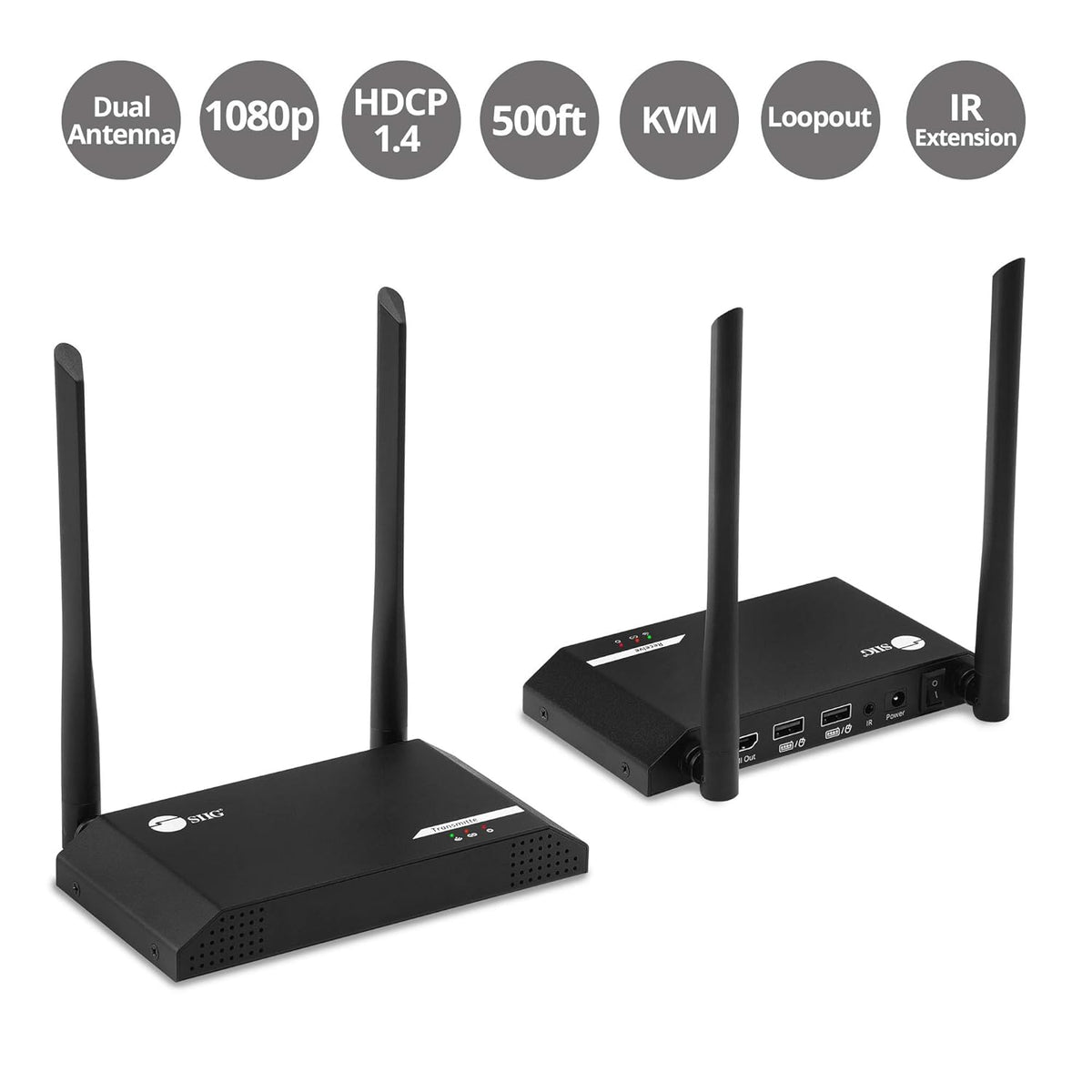 500ft 1080p Wireless HDMI Extender with IR V103