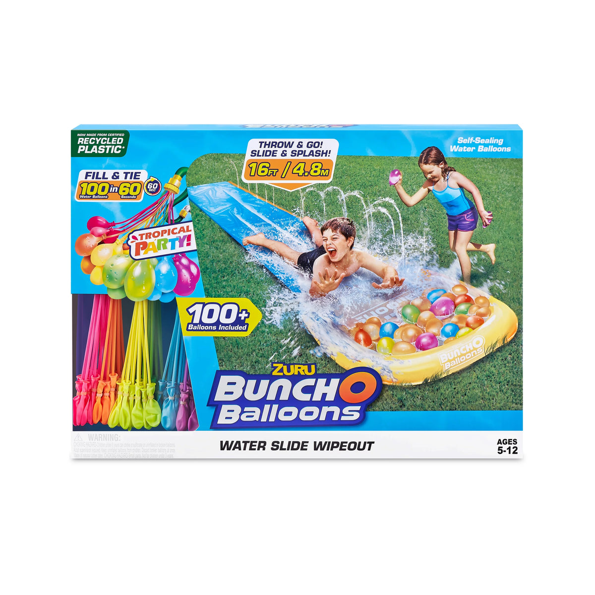 Water Slide with 3 Tropical Bob U873779