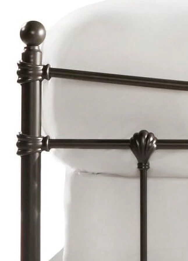 Antique Brown Metal King Bed E7917