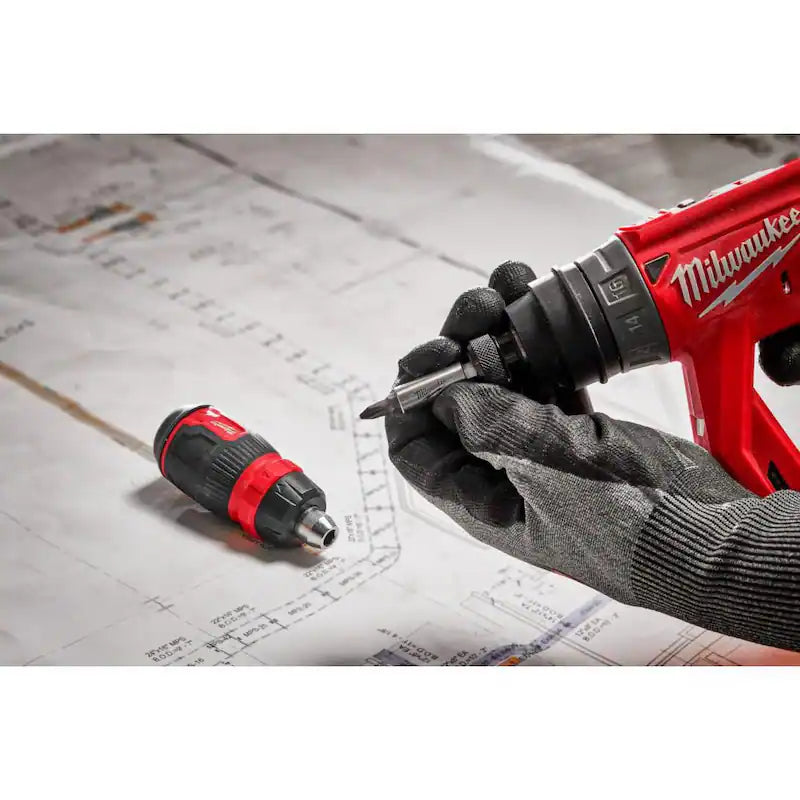 8-In-1 Ratcheting Multi-Bit Screwdriver A83376