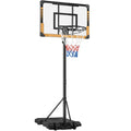 Height Adjustable Portable Basketball Hoop with Wheels H97694