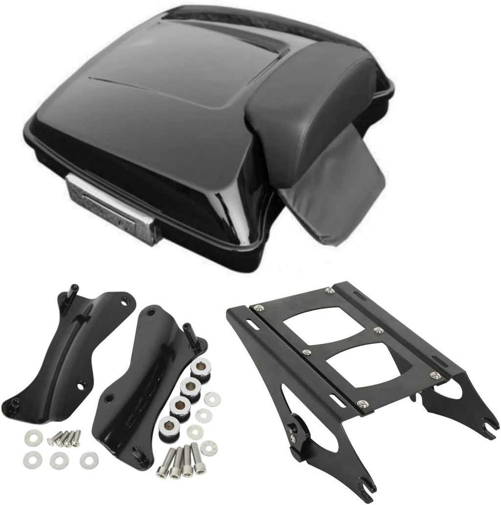 Razor Tour Pak Pack Trunk & Backrest Pad Vivid Black Z462250