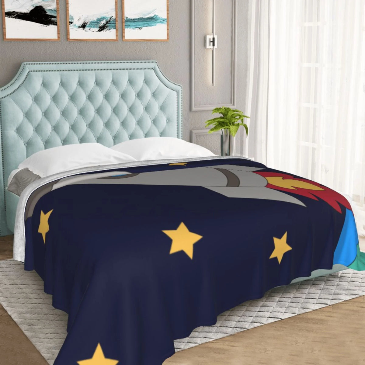 50" x 40" Plush Throw Blanket W583384