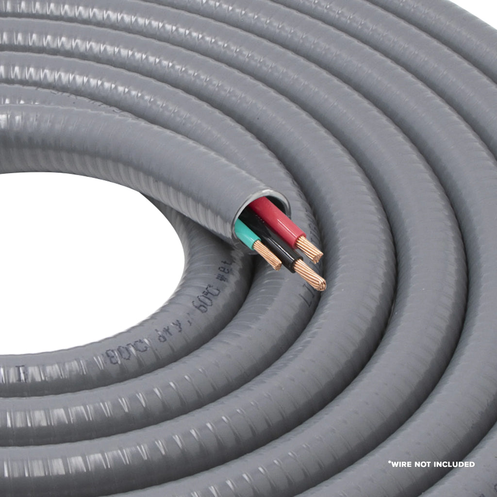 25 ft Flexible PVC Non Metallic Liquid Tight Electrical Conduit G165873