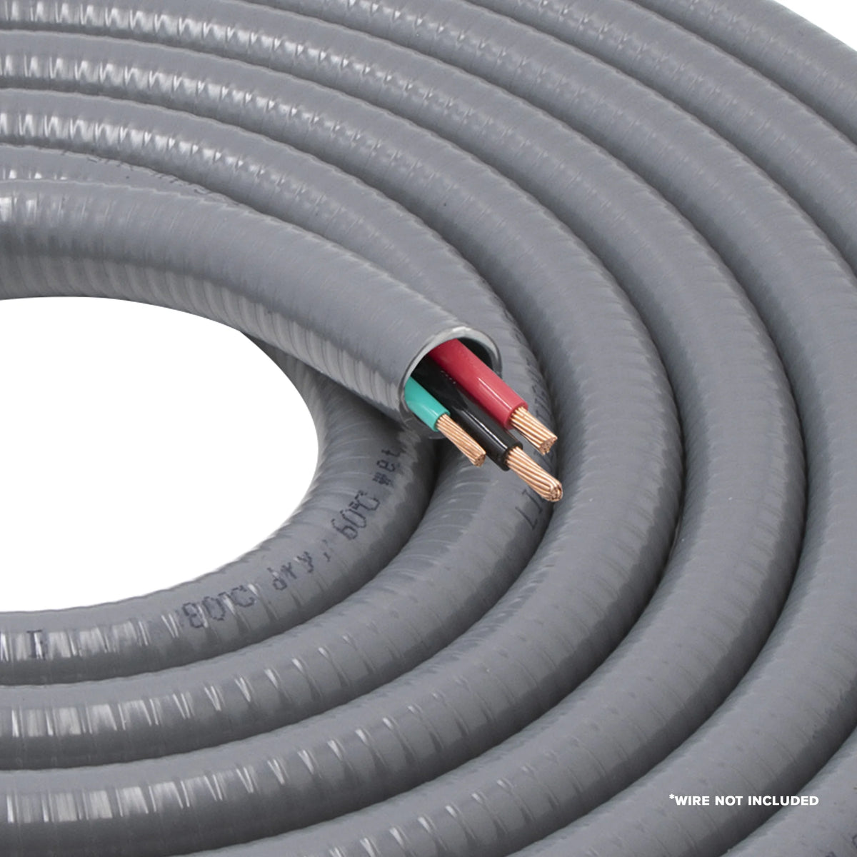 25 ft Flexible PVC Non Metallic Liquid Tight Electrical Conduit G165873