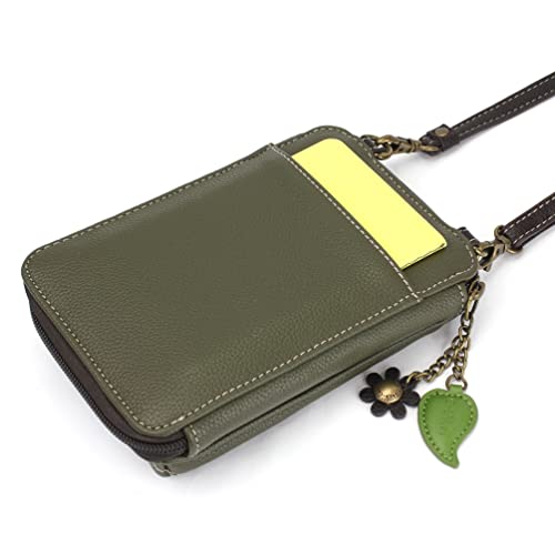 Faux Leather Multicolor Crossbody Cell Phone Purse F19098