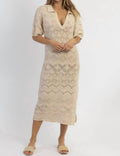 Crochet Midi Dress O864