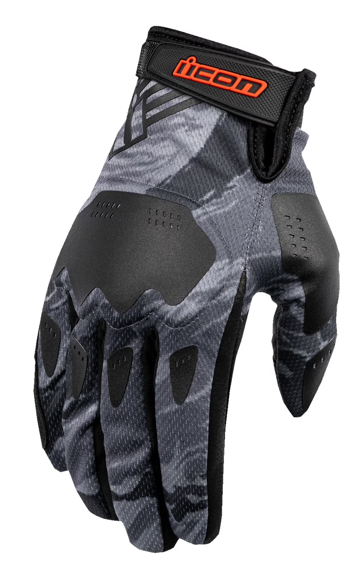 Gray XL Textile Motorcycle Gloves L9805