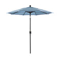 7.5 Foot Aluminum Market Umbrella Push Tilt Matte Black J692