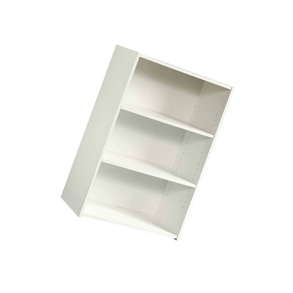 3-Shelf Bookcase, Soft White Finish R9515