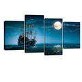 4 Piece Framed Seascape Artwork I387526