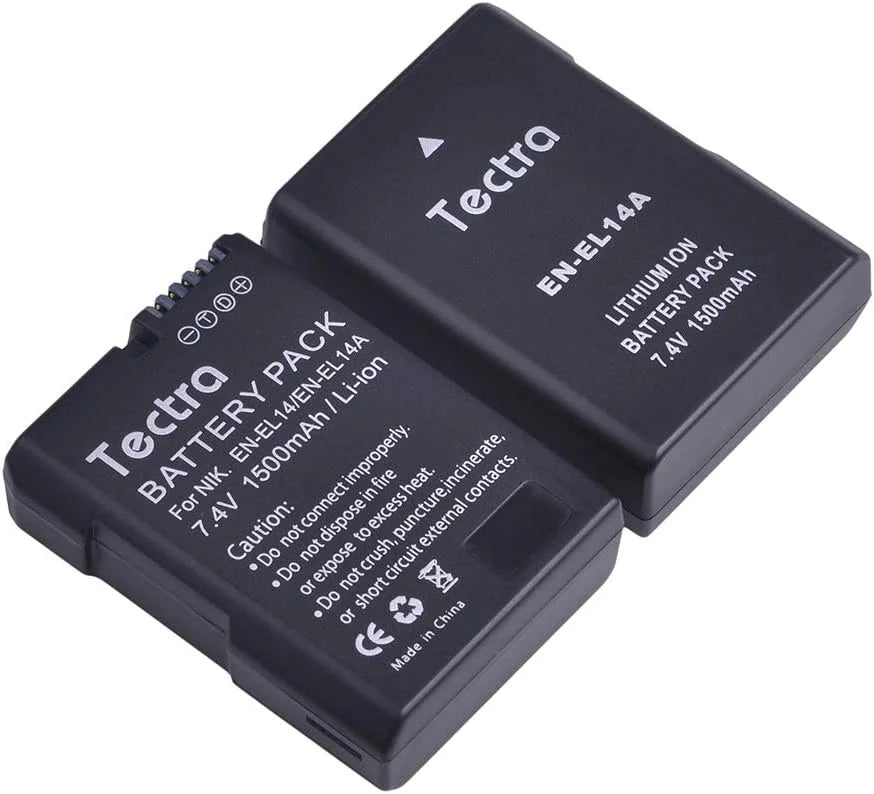 2Pcs EN-EL14 EN-EL14A Battery Storage Case E264