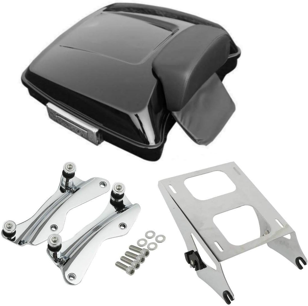 Razor Tour Pak Pack Trunk & Backrest Pad Vivid Black Z462250