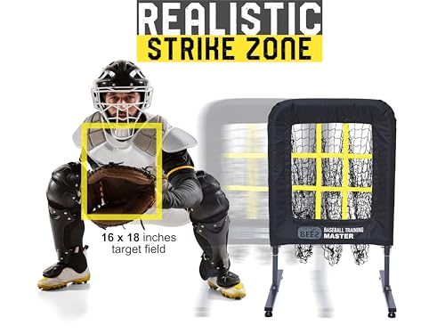 9 Hole Pitching Net with Strike Zone and Carrying Bag Q553222