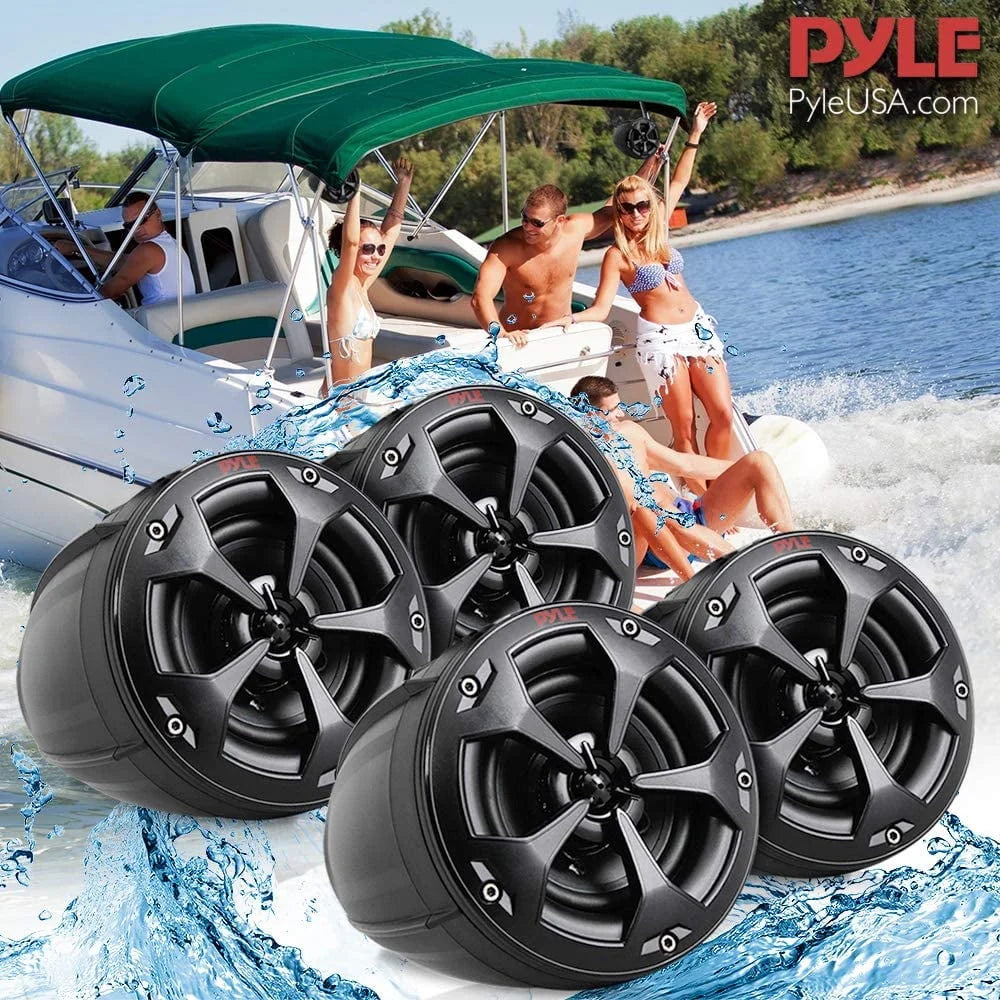Waterproof 4 Channel Full Range Marine Speakers System L288316