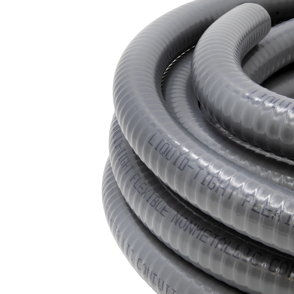 25 ft Flexible PVC Non Metallic Liquid Tight Electrical Conduit G165873