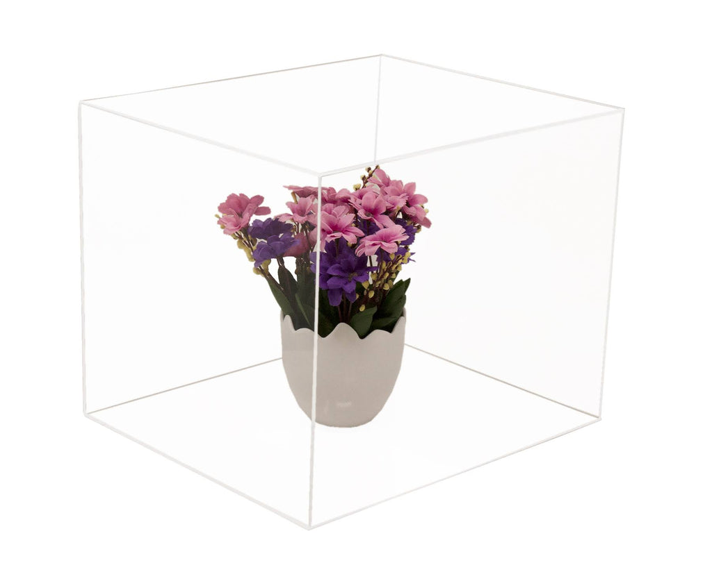 Clear Acrylic Display Case with Black Risers S4705