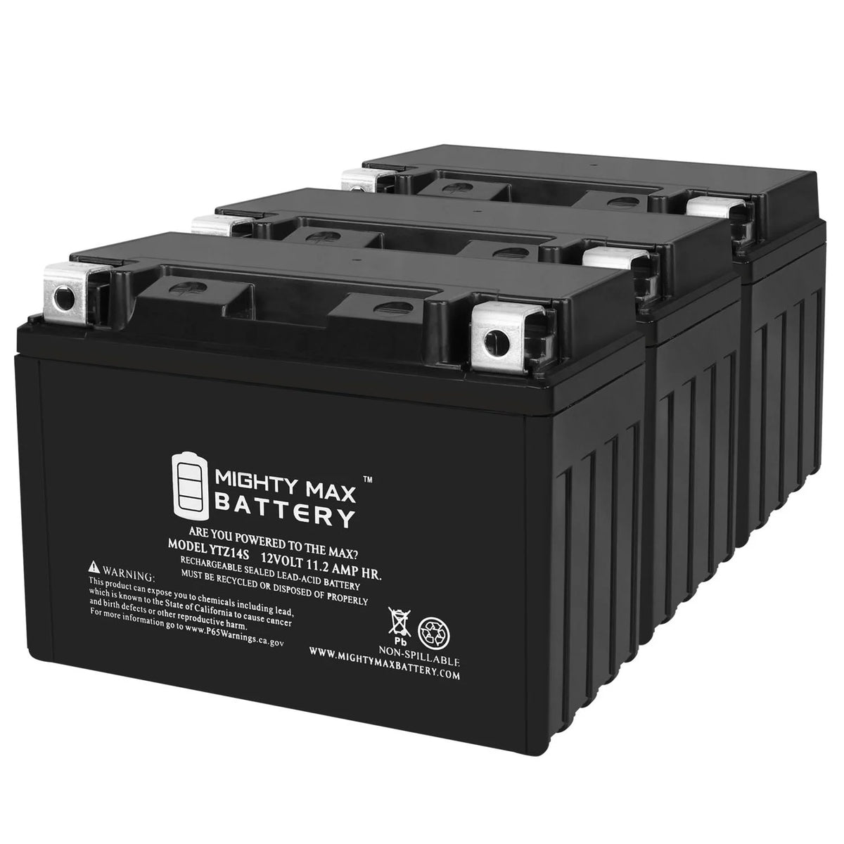 12V 11.2AH Replacement Battery 3 Pack J49258