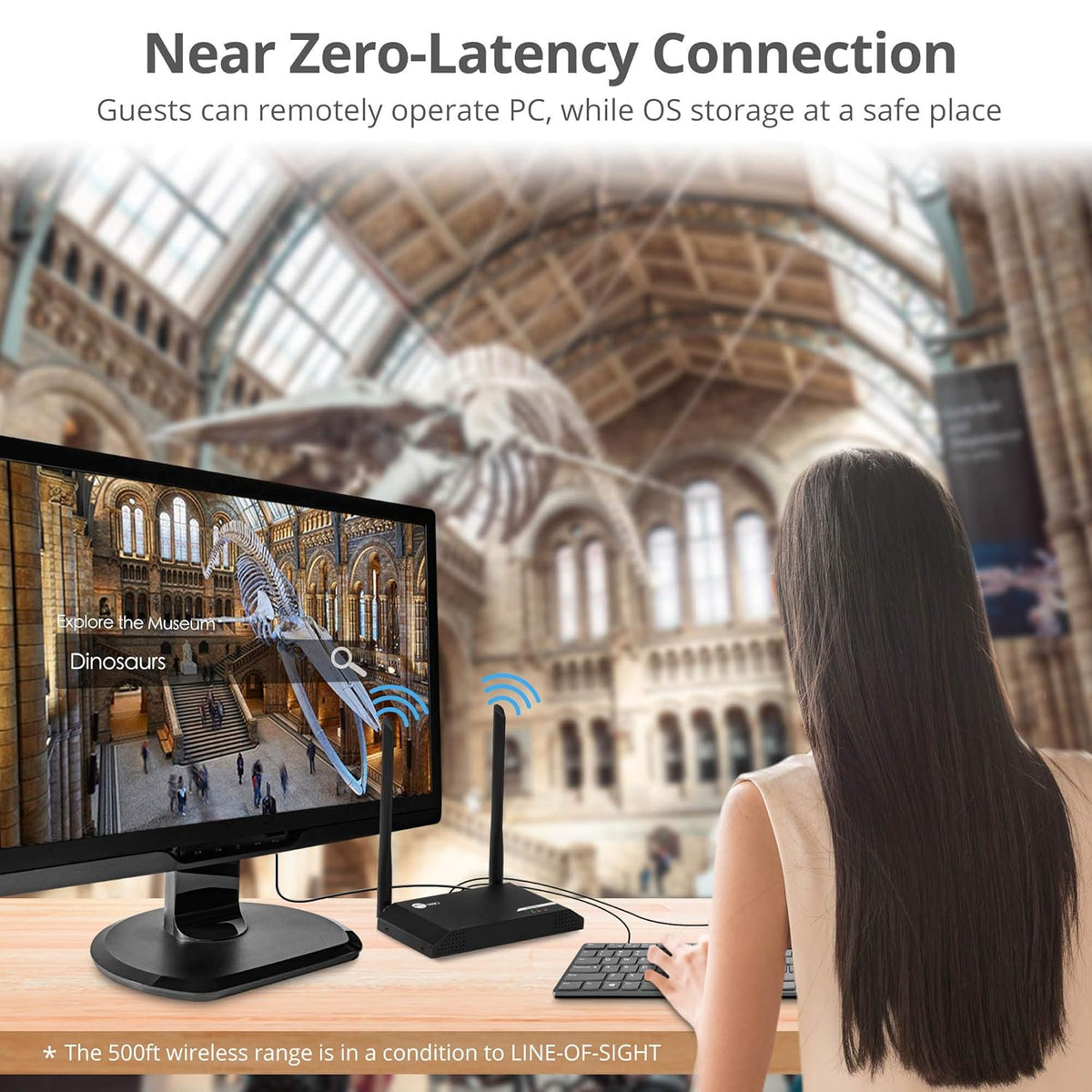 500ft 1080p Wireless HDMI Extender with IR V103
