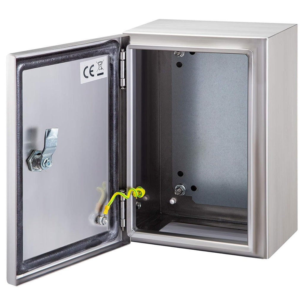 12 x 12 x 8'' NEMA 4X Steel Electrical Box with Mounting Plate N9691